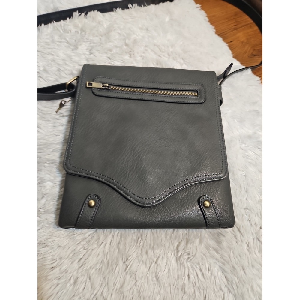 Jessie & James Handbags Nora Concealed Carry Lock And Key Crossbody - Dark Grey - Picture 4 of 16
